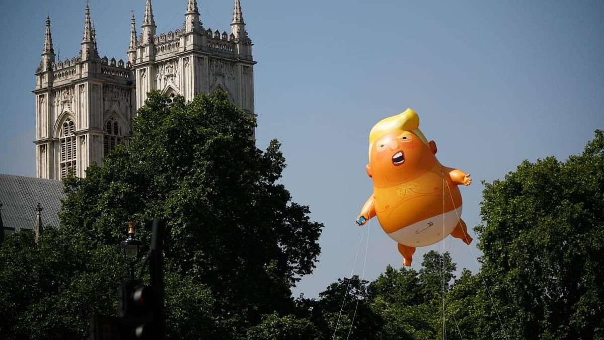 Το Museum of London απέκτησε το μπαλόνι Trump Baby