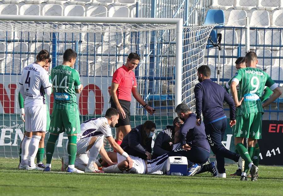 Απόλλων Σμύρνης: Στο νοσοκομείο με εγκεφαλική διάσειση ο Ιωαννίδης