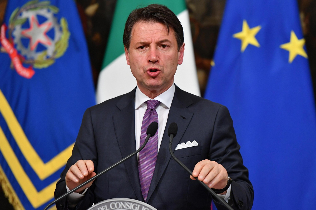 Italian Prime Minister Giuseppe Conte statement on government