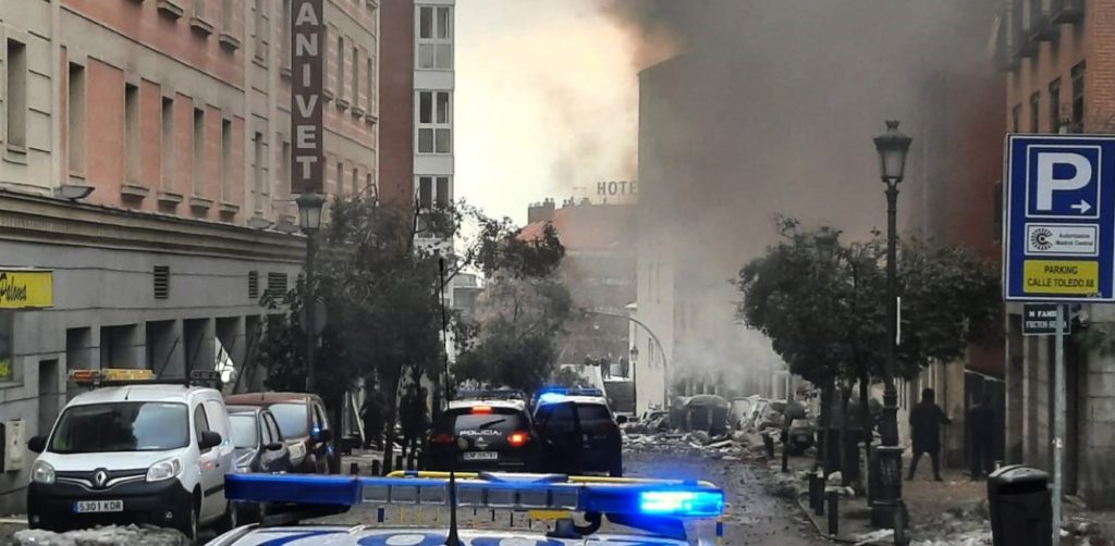 Μαδρίτη : Τουλάχιστον δύο νεκροί από την έκρηξη