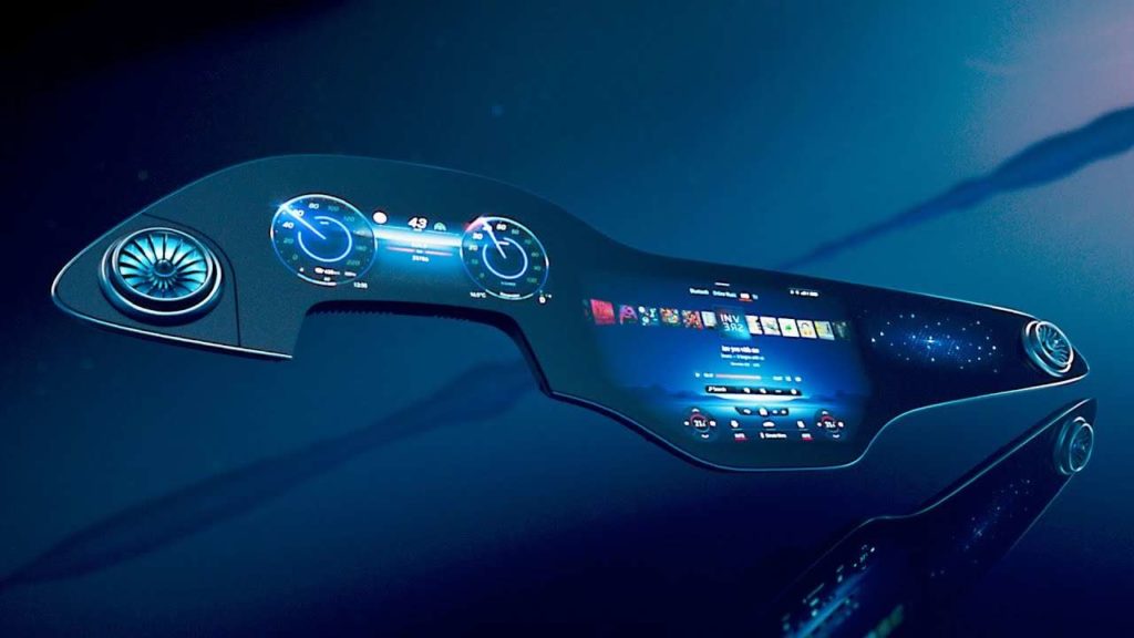 Mercedes: Όλο το ταμπλό μια οθόνη!