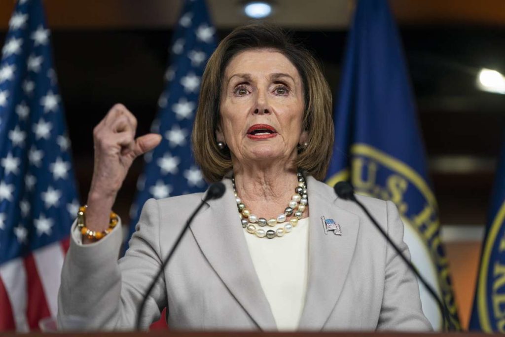 Pelosi at US Capitol speaks on impeachement inquiries