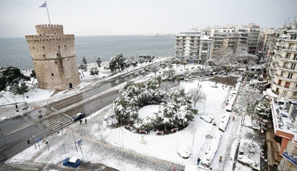 Χιόνια στη Θεσσαλονίκη