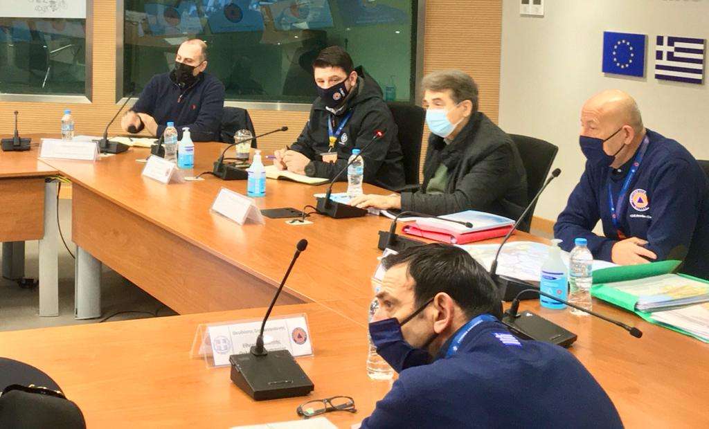 Έκτακτη συντονιστική σύσκεψη εν όψει της επερχόμενης κακοκαιρίας
