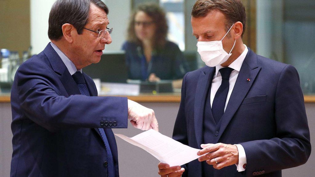 Τηλεφωνική επικοινωνία του Ν. Αναστασιάδη με τον Εμανουέλ Μακρόν