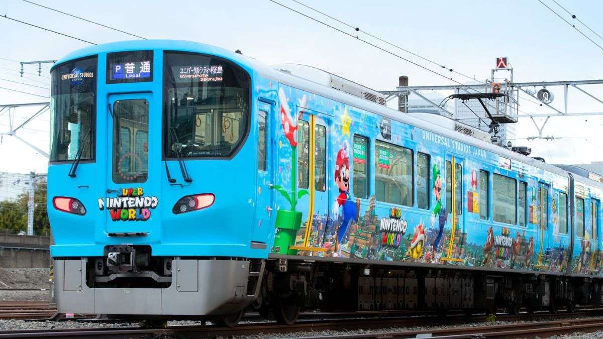 Ένα Super Nintendo τρένο κυκλοφορεί στην Ιαπωνία
