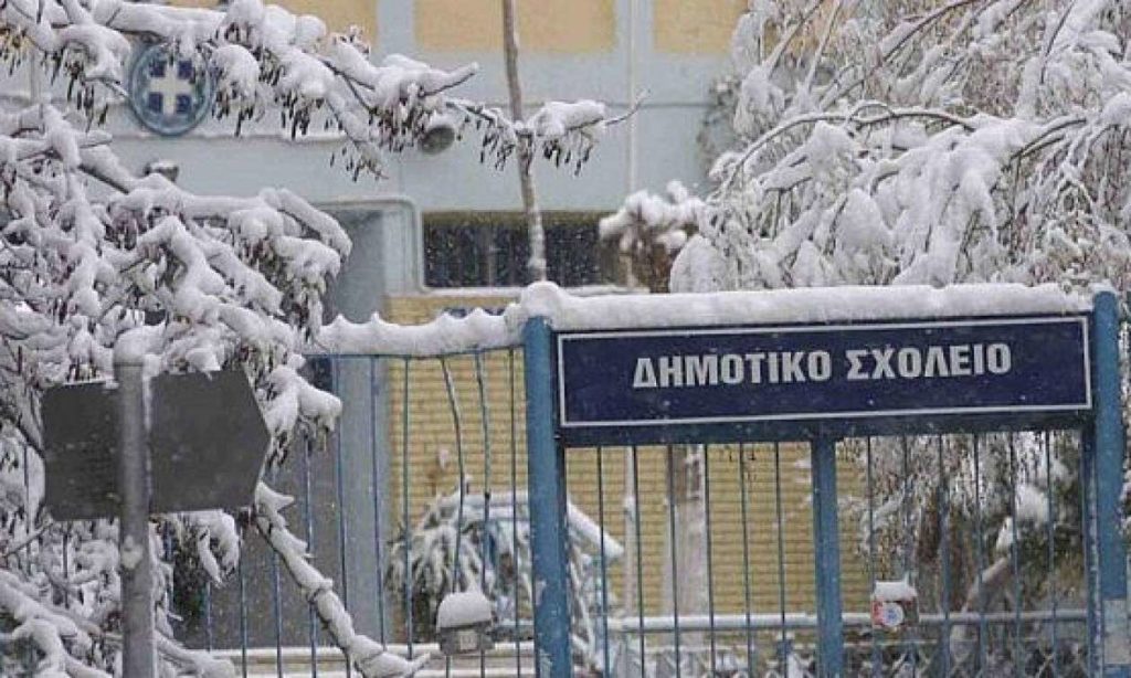 Κακοκαιρία Μήδεια: Ποια σχολεία είναι κλειστά - Με τηλεκπαίδευση συνεχίζονται τα μαθήματα