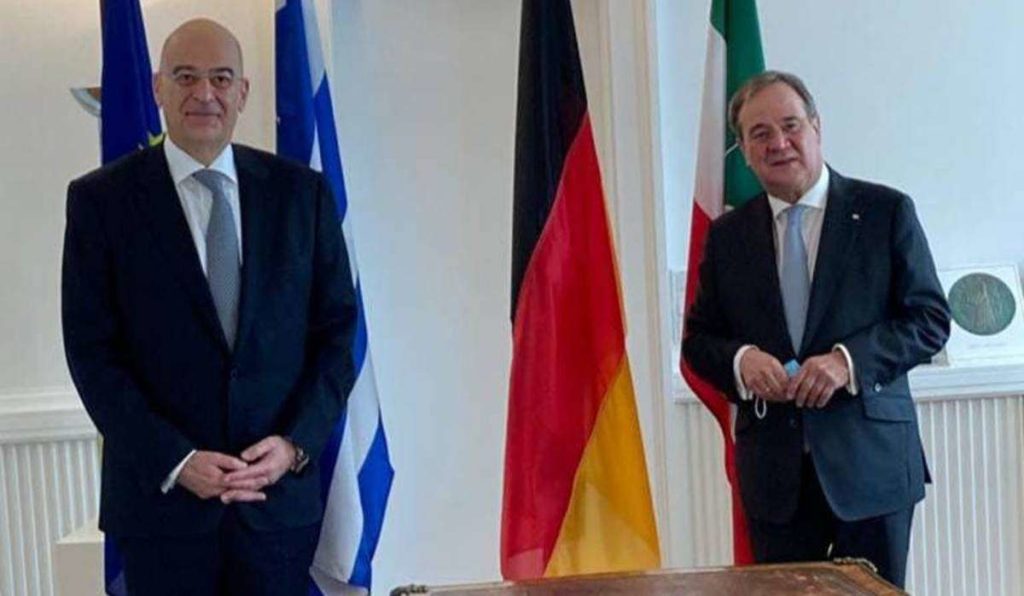 Δένδιας και Λάσετ συναντήθηκαν με φόντο τα Ελληνοτουρκικά