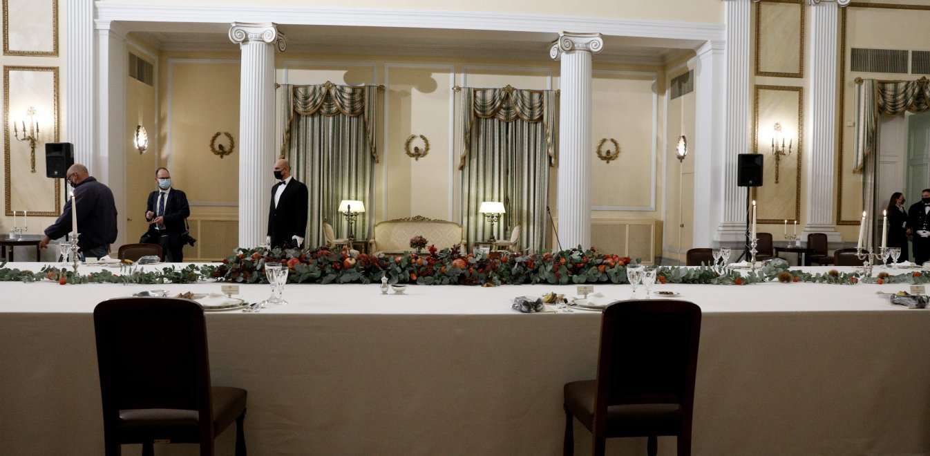 Προεδρικό Μέγαρο: To δείπνο των υψηλών προσκεκλημένων