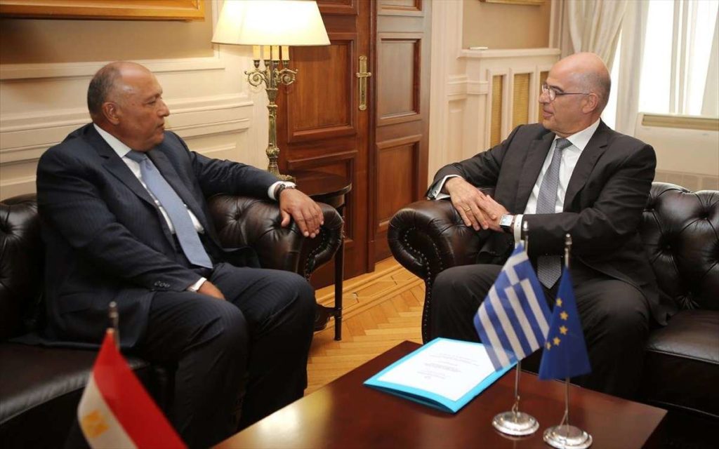 Η Αν. Μεσόγειος στο επίκεντρο της συνάντησης Ν. Δένδια - Σ. Σούκρι
