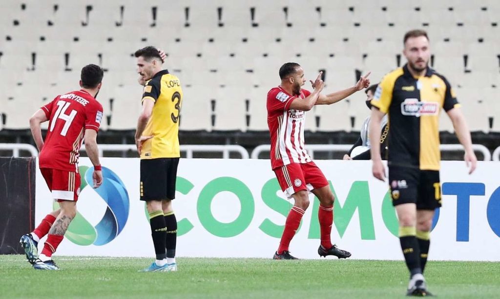 ΑΕΚ-Ολυμπιακός 1-5: Πάρτι τίτλου ο Θρύλος «ισοπέδωσε» την Ένωση