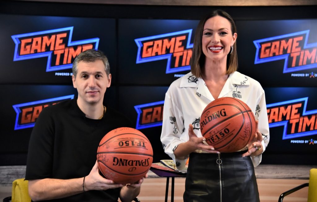Ο Δημήτρης Διαμαντίδης στο ΟΠΑΠ GAME TIME ΜΠΑΣΚΕΤ