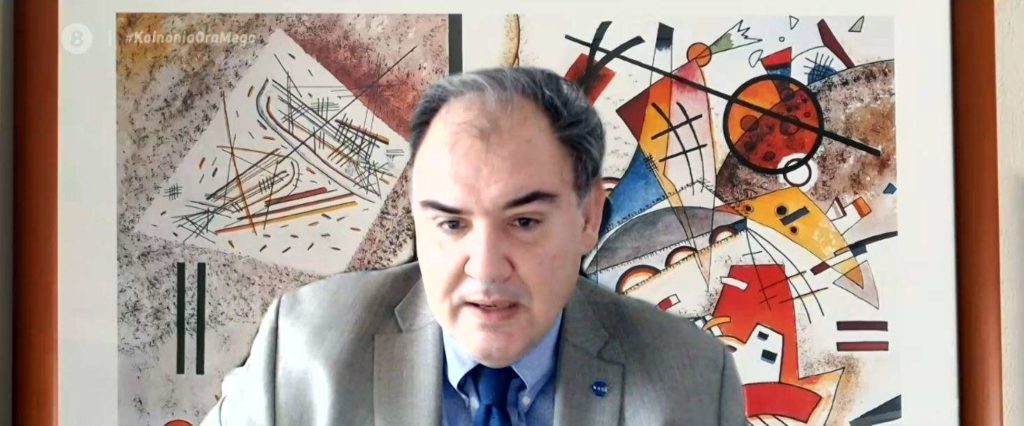 Σαρηγιάννης - κορωνοϊός : Περιμένουμε να κυριαρχήσει ο «Κένταυρος» μέχρι τέλος Σεπτεμβρίου