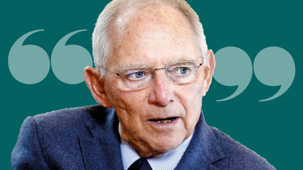 Δημιουργεί ίδρυμα ο Σόιμπλε με Έλληνα καθηγητή επικεφαλής