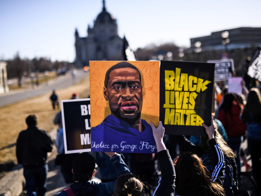 Activists Rally At Minnesota State Capitol Ahead Of Trial Of Derek Chauvin