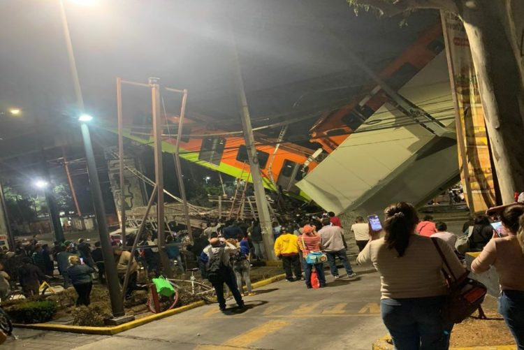 Μεξικό: Κατάρρευση υπερυψωμένης σιδηροδρομικής γραμμής - 15 νεκροί (Video)
