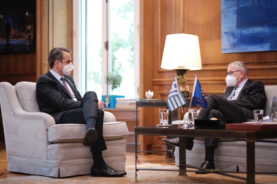 Ρέγκλινγκ στη συνάντηση με Μητσοτάκη: Καλό το ελληνικό σχέδιο, το θέμα είναι η υλοποίηση