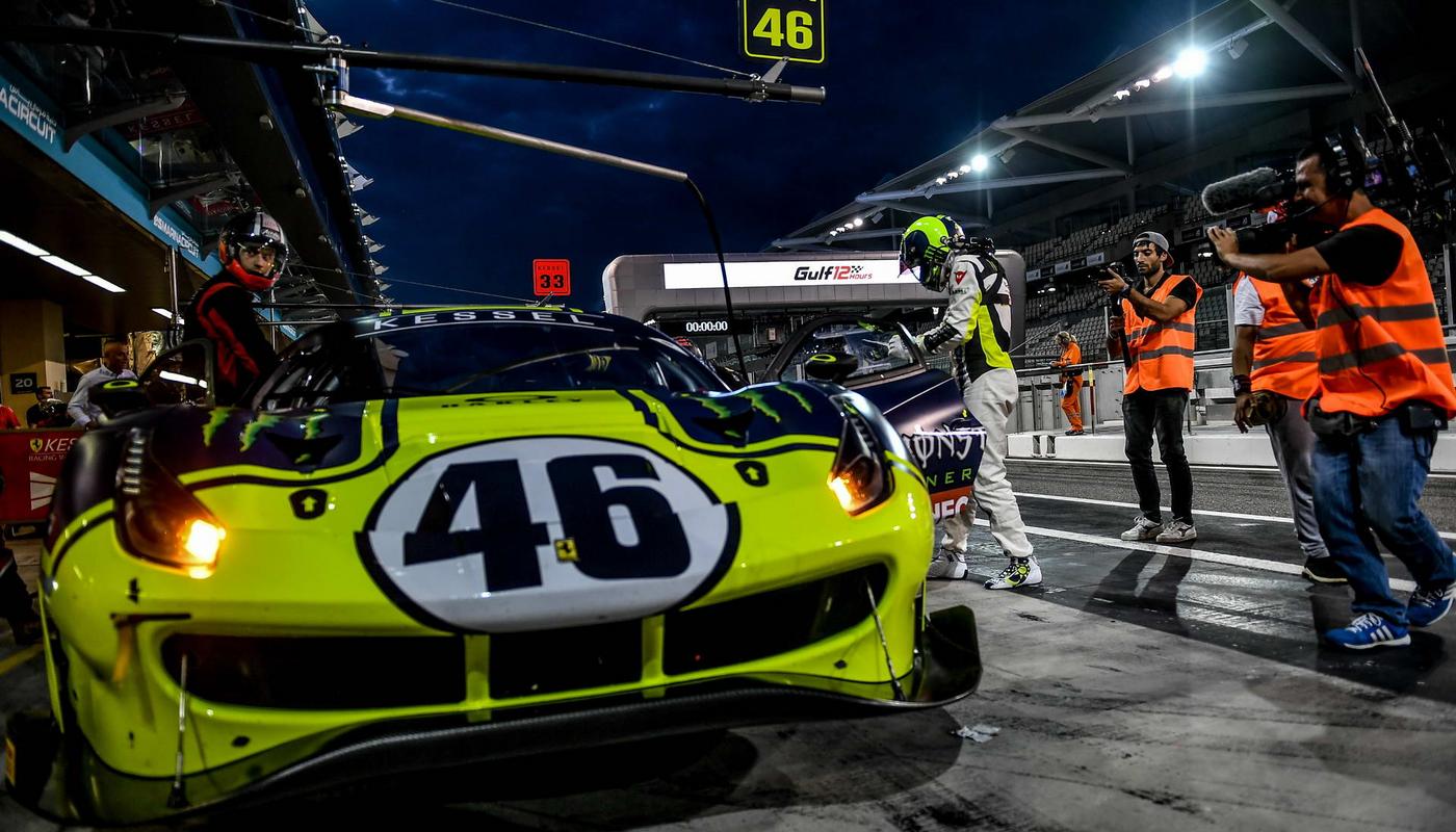 Valentino Rossi Races the Gulf 12 Hours Bahrain