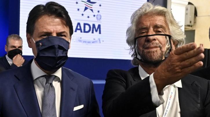 Ιταλία: Σχεδόν βέβαιη η ρήξη του Μπέπε Γκρίλο με τον Τζουζέπε Κόντε