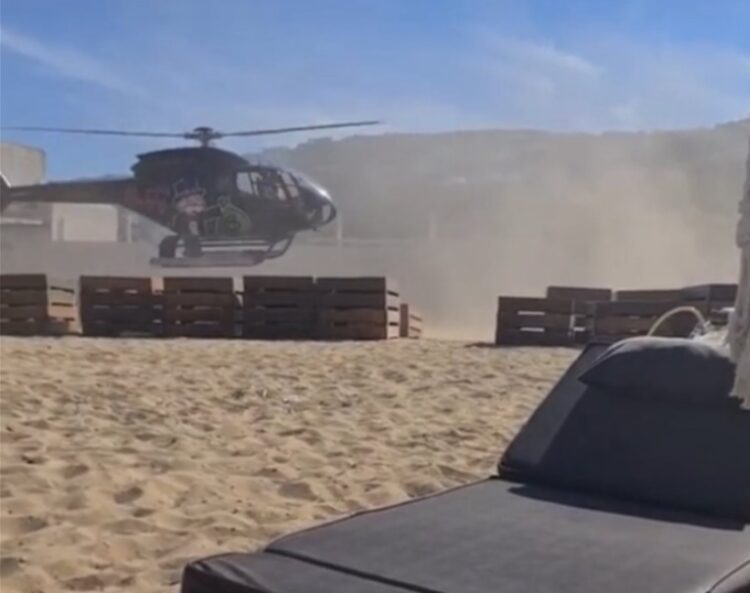 Επίδειξη αλαζονίας – Ο «Mr Ζαγόρι» προσγεiώθηκε με ελικόπτερο σε beach bar!