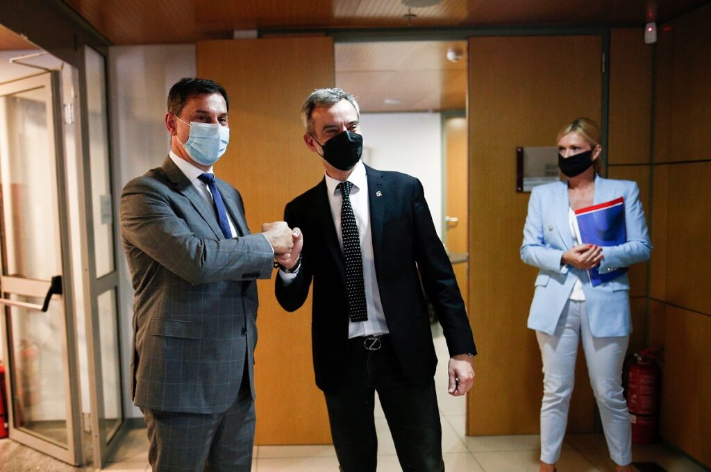 Θεσσαλονίκη: Συνάντηση Κ. Ζέρβα με Χ. Θεοχάρη