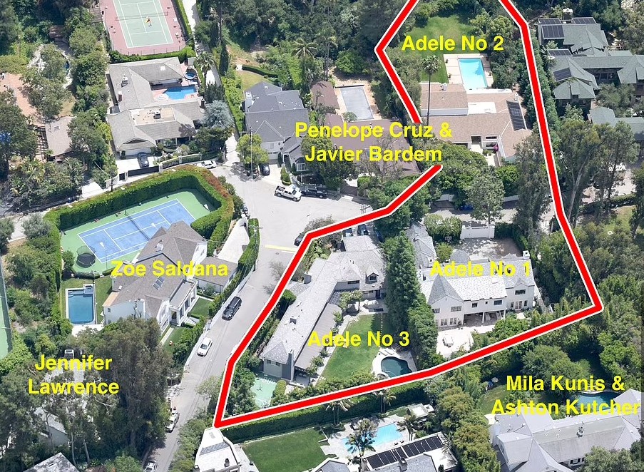 Adele: Χτίζει αυτοκρατορία στο Beverly Hills με διάσημους γείτονες