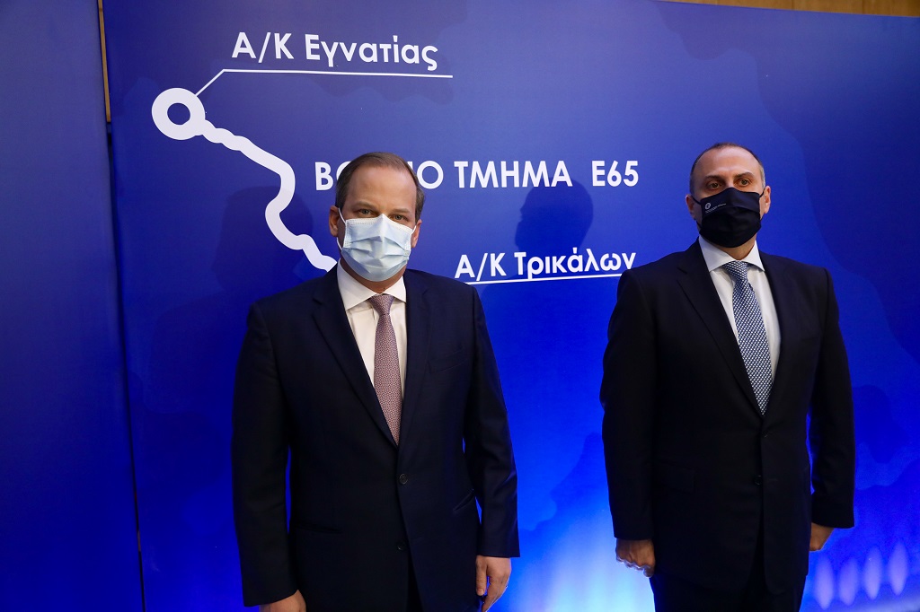 Καραμανλής: Δόθηκαν στην κυκλοφορία τα πρώτα 14 χλμ του Νοτίου Τμήματος του Ε65