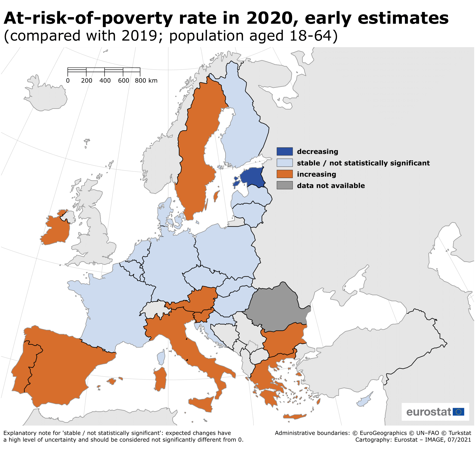 Eurostat: 1 στους 5 Έλληνες σε κίνδυνο ακραίας φτώχειας
