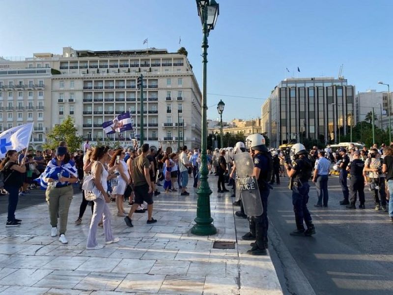 Νέες συγκεντρώσεις αντιεμβολιαστών σε Αθήνα και Θεσσαλονίκη