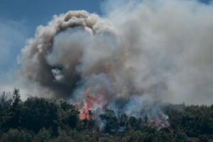 Βαρνάβα Αττικής: Απομακρύνθηκαν κάτοικοι-Μάχη με τις φλόγες