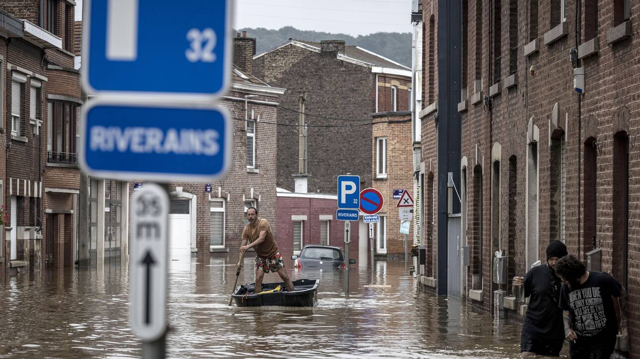 Βέλγιο: 31 οι νεκροί και 163 οι αγνοούμενοι από τις πλημμύρες