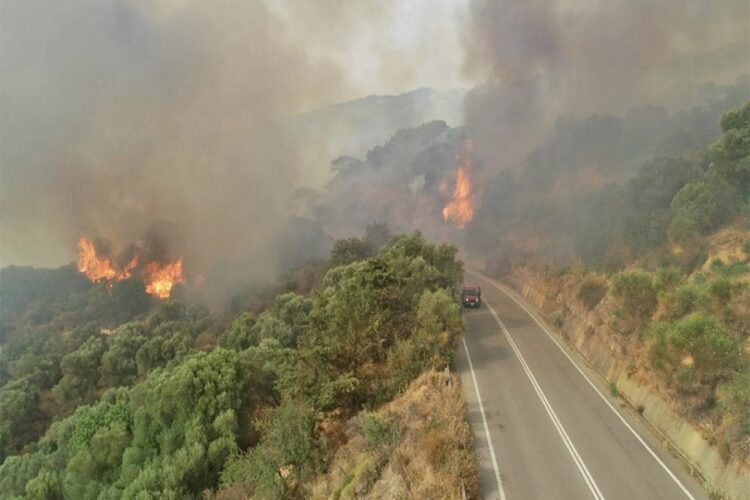 Πυρκαγιά στη Χίο - Εκκενώθηκαν δύο οικισμοί