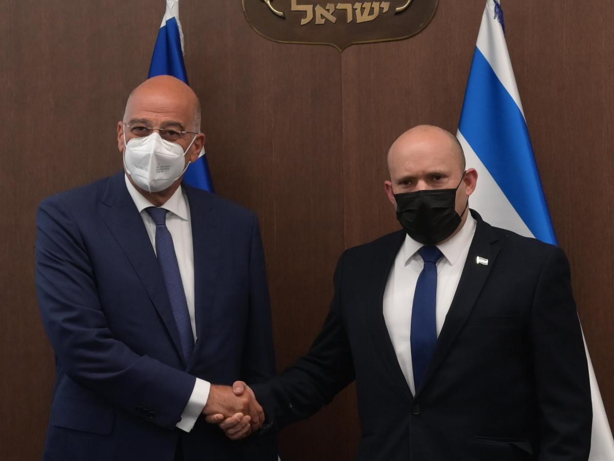 Συνάντηση Ν. Δένδια με τον πρωθυπουργό του Ισραήλ