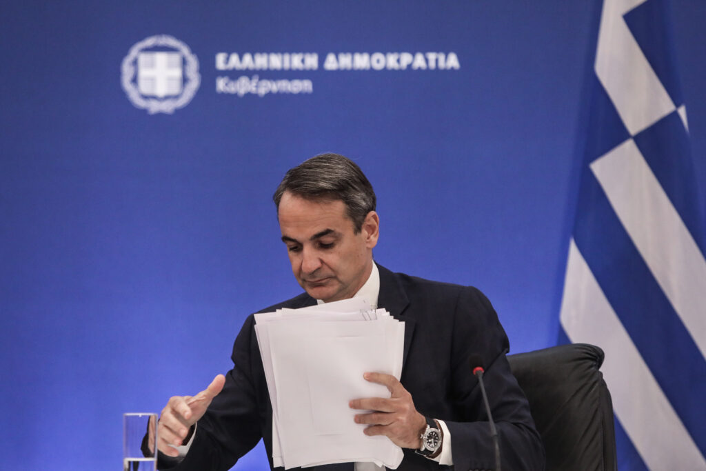 [345202] ΣΥΝΕΝΤΕΥΞΗ ΤΥΠΟΥ ΤΟΥ ΠΡΩΘΥΠΟΥΡΓΟΥ ΚΥΡ. ΜΗΤΣΟΤΑΚΗ (EUROKINISSI/ΓΙΑΝΝΗΣ ΠΑΝΑΓΟΠΟΥΛΟΣ)