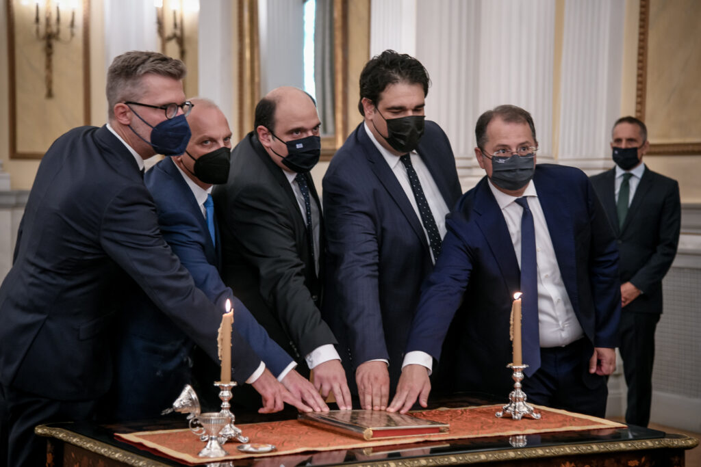 ΟΡΚΩΜΟΣΙΑ ΤΩΝ ΝΕΩΝ ΥΠΟΥΡΓΩΝ (EUROKINISSI / ΜΙΧΑΛΗΣ ΚΑΡΑΓΙΑΝΝΗΣ)