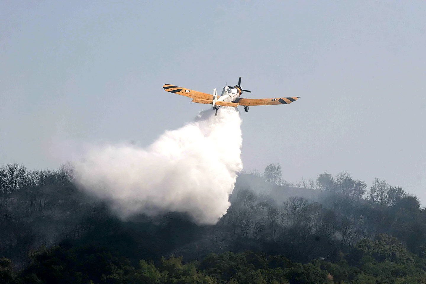 Ζάκυνθος: Συνετρίβη πυροσβεστικό αεροσκάφος, σώθηκε ο πιλότος