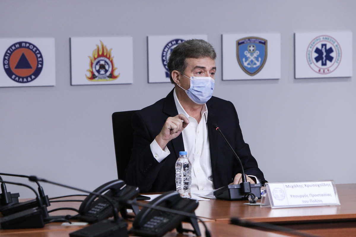 Χρυσοχοΐδης: Θα επικρατήσουν συνθήκες ευνοϊκές για τις πυρκαγιές