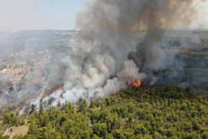 Πολύ υψηλός κίνδυνος πυρκαγιάς σε Αττική, Εύβοια, Λακωνία και Βόρειο Αιγαίο