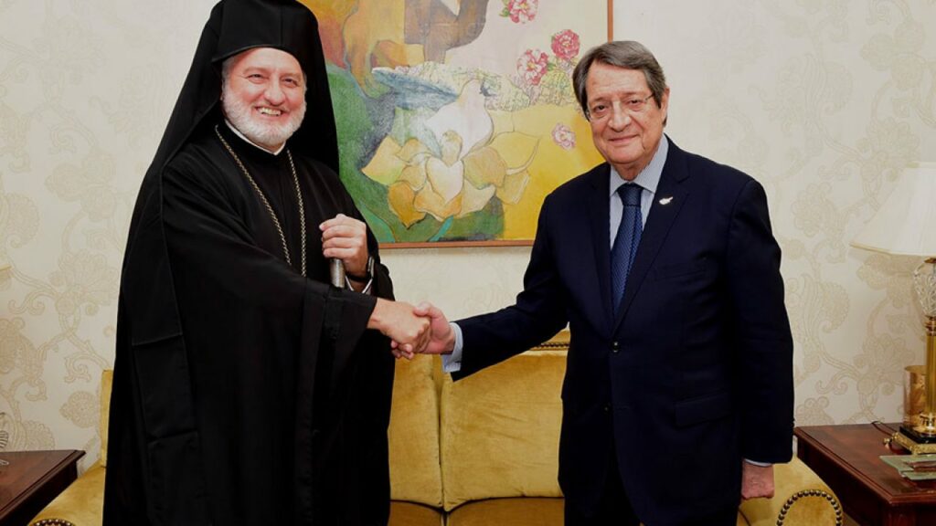 Ο Νίκος Αναστασιάδης συναντήθηκε με τον Ελπιδοφόρο