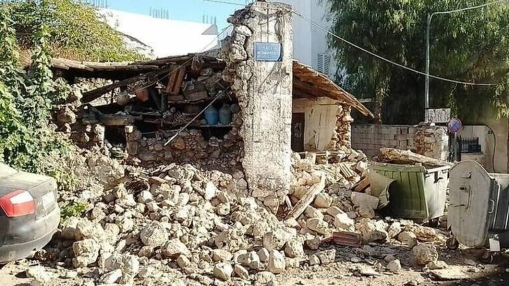 Κρήτη: Ισχυρός μετασεισμός 4,8 Ρίχτερ στο Ηράκλειο