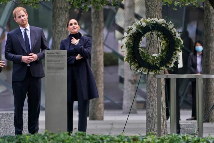 Μέγκαν και Χάρι στο μνημείο της 11ης Σεπτεμβρίου στη Νέα Υόρκη