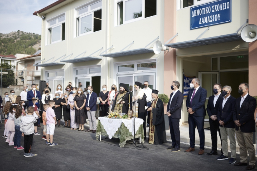 Μητσοτάκης από Δαμάσι: Χρέος του κράτους είναι να βρίσκεται δίπλα σε κάθε πολίτη που δοκιμάζεται
