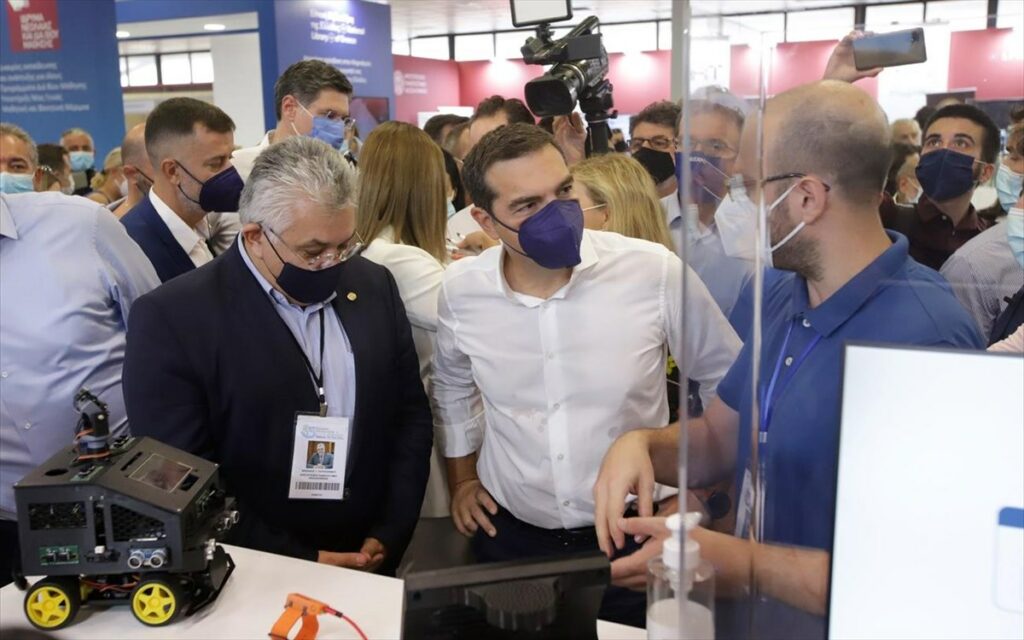 Περιοδεία του Αλέξη Τσίπρα σε Περίπτερα της 85ης ΔΕΘ