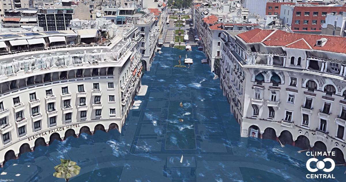 Κλιματική αλλαγή: Πώς θα είναι ο Πειραιάς και η Θεσσαλονίκη στο μέλλον