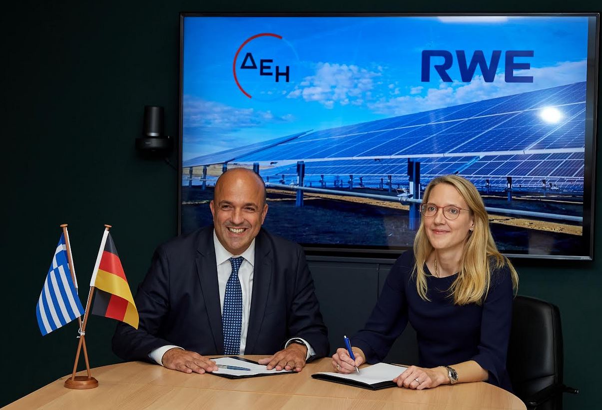 ΔΕΗ: Συμφωνία με την RWE - Στόχος χαρτοφυλάκιο έως 2 GW