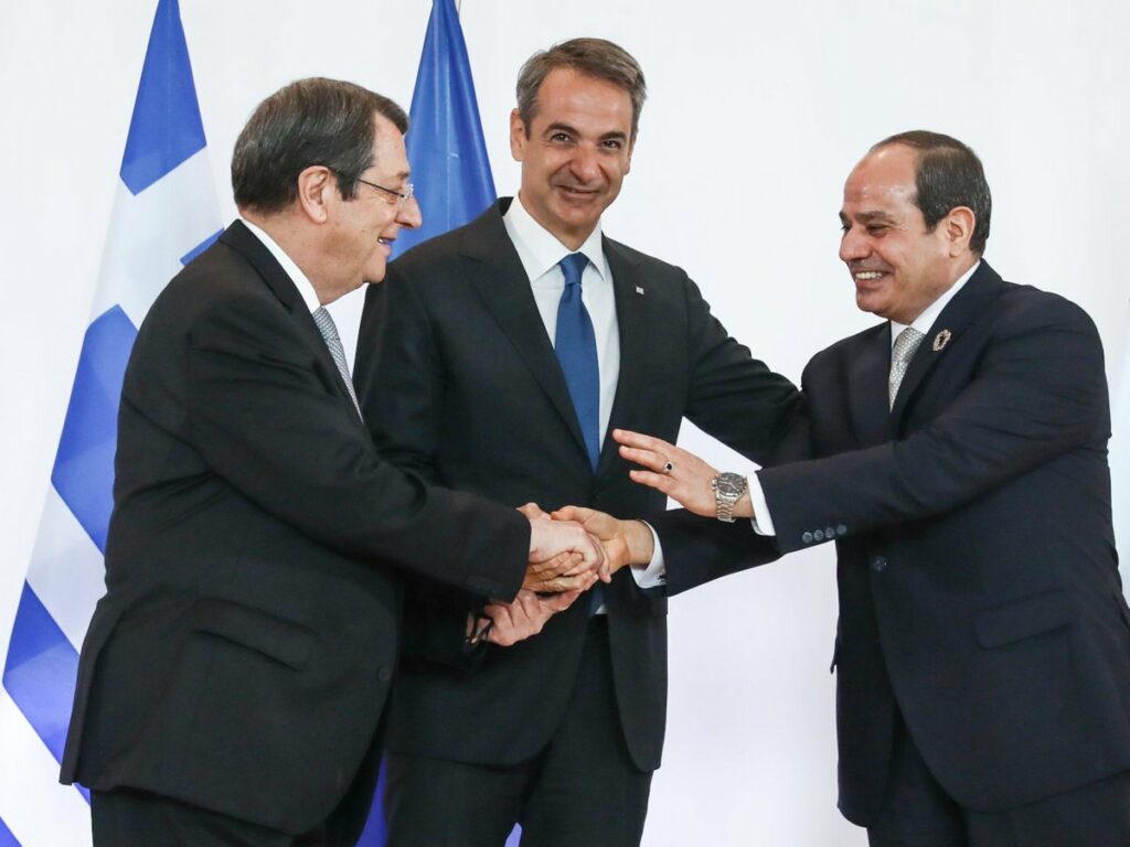 kyriakos-mitsotakis-anastasiadis-sisi-xeria
