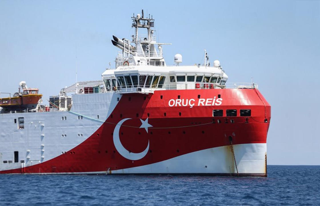 Η Τουρκία ξαναβγάζει το Oruc Reis - Σεισμικές έρευνες βόρεια της Κύπρου
