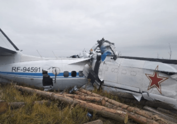 19 νεκροί από συντριβή αεροσκάφους στη Ρωσία