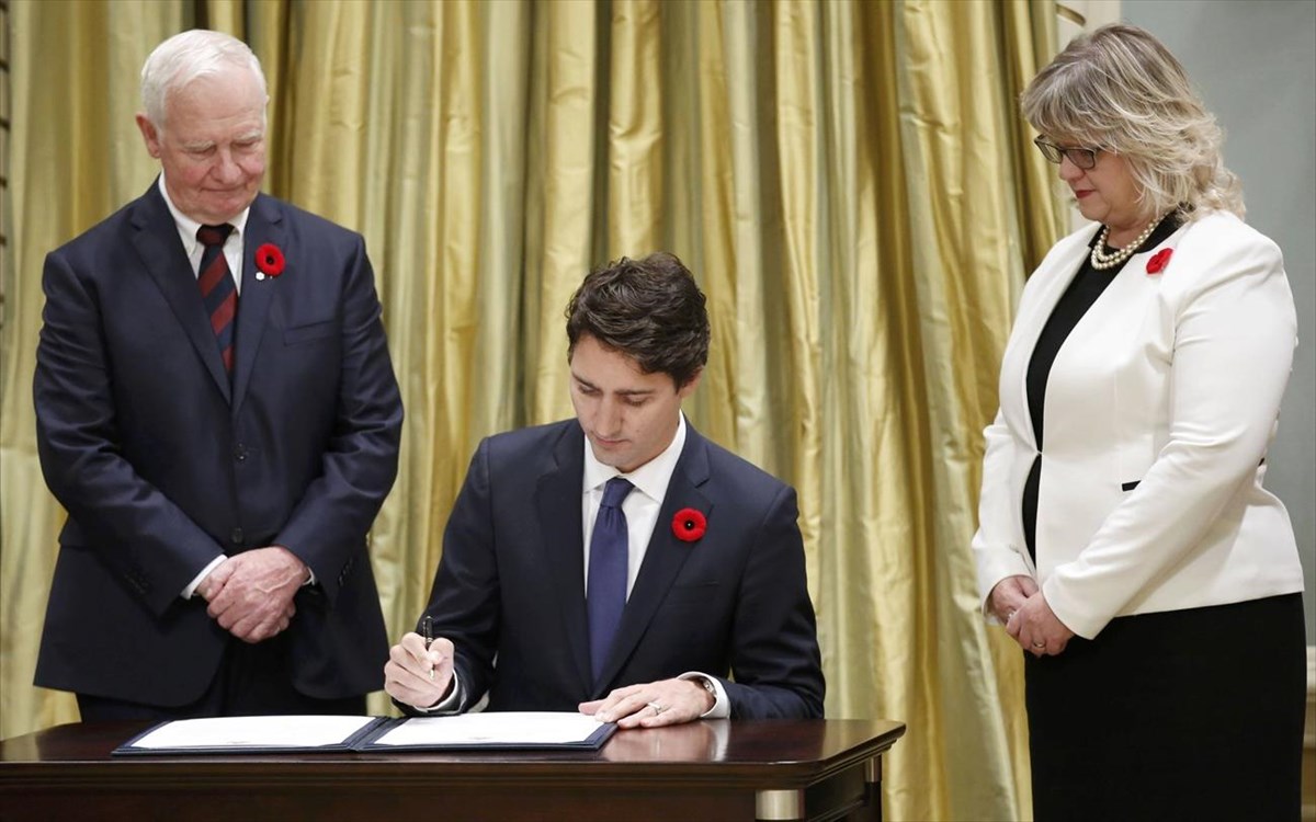 Καναδάς: Ο Τζάστιν Τριντό παρουσίασε την κυβέρνησή του
