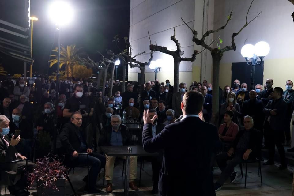 Ανδρουλάκης από Κόρινθο: Μήνυμα ανανέωσης της παράταξης και ενεργοποίησης νέων ανθρώπων